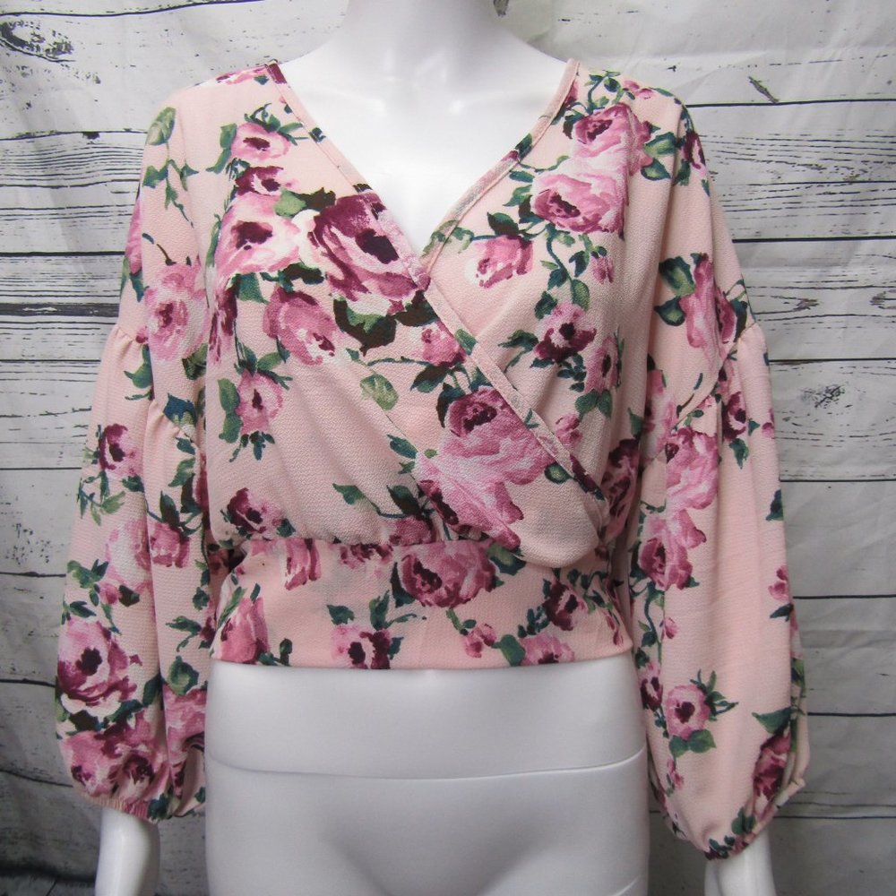 Rue21 Floral Tie Back Top